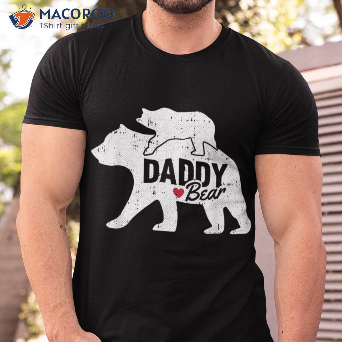 Daddy Bear Fathers Day Cute Baby Cub Papa Dad-a Pops Shirt