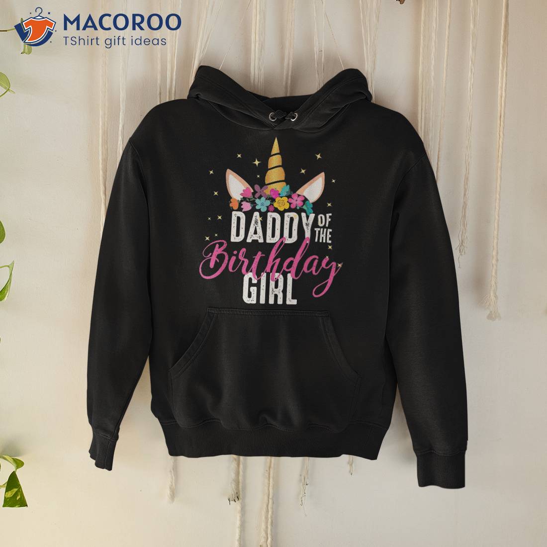 Daddy Of The Birthday Girl Father Gift Unicorn Shirt