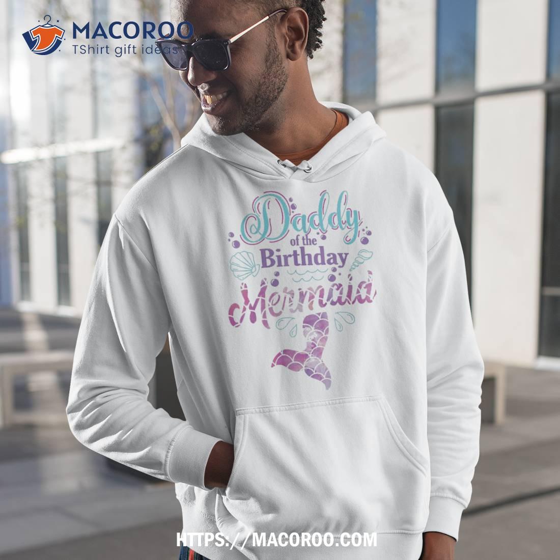 Daddy Of The Birthday Mermaid Party Dad Shirt