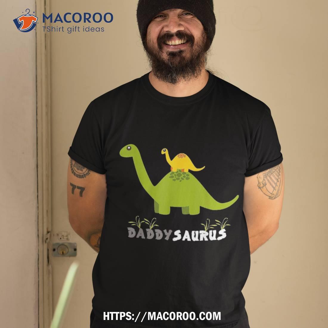 Daddysaurus Shirt Funny Father Dinosaur Daddy Saurus