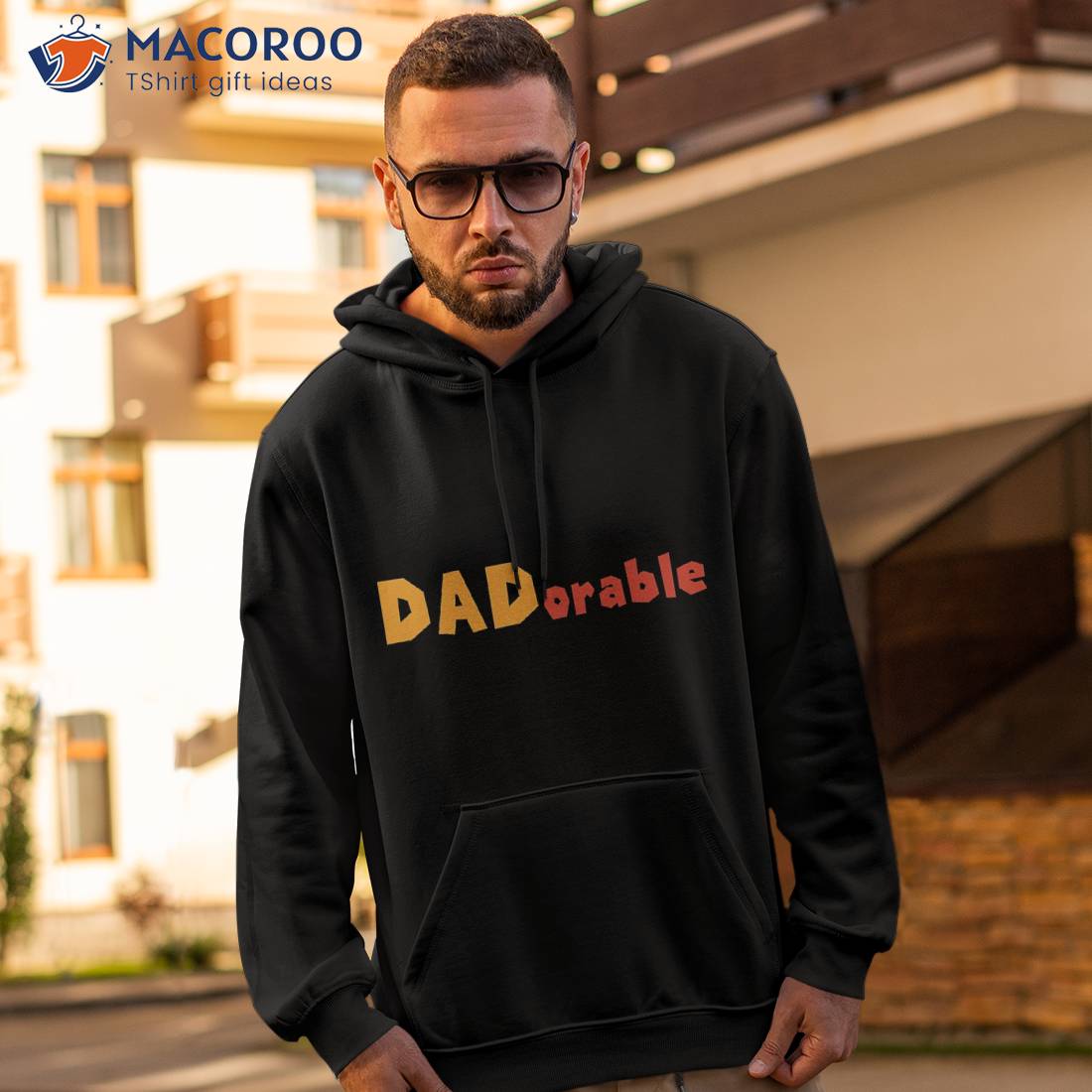 Dadorable Funny Gift Idea For Fathers DayT-Shirt