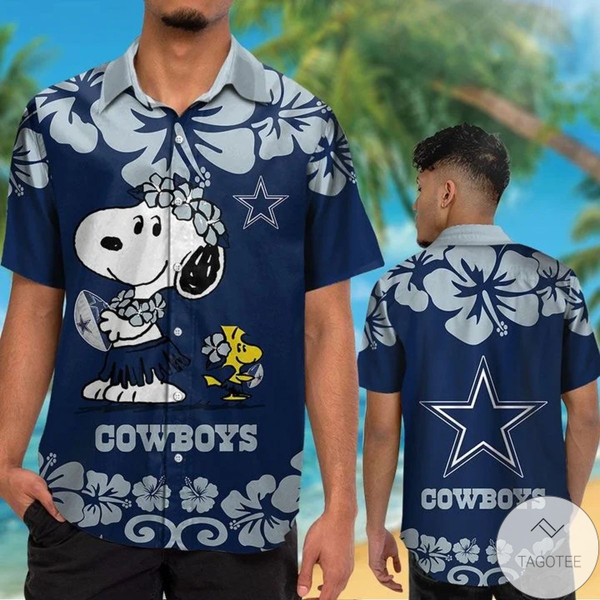 Dallas Cowboys & Snoopy Hawaiian Shirt