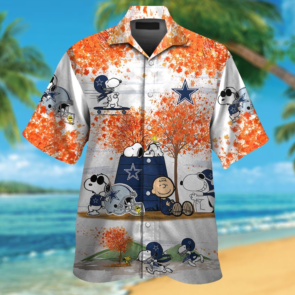 Dallas Cowboys & Snoopy Hawaiian Shirt Hot Trendy Summer 2024