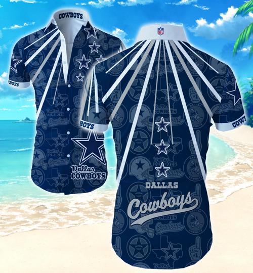 Dallas Cowboys Football Hawaiian Shirt Summer Button Up