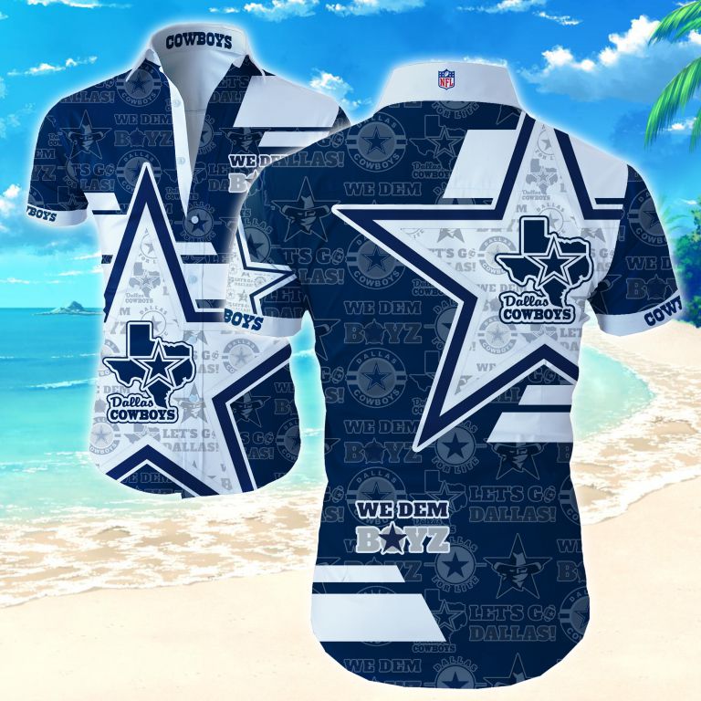 Dallas Cowboys Hawaiian Shirt Summer Button Up