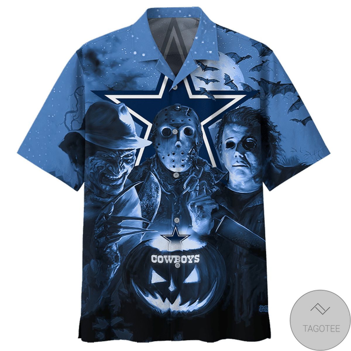 Dallas Cowboys Horror Night Hawaiian Shirt