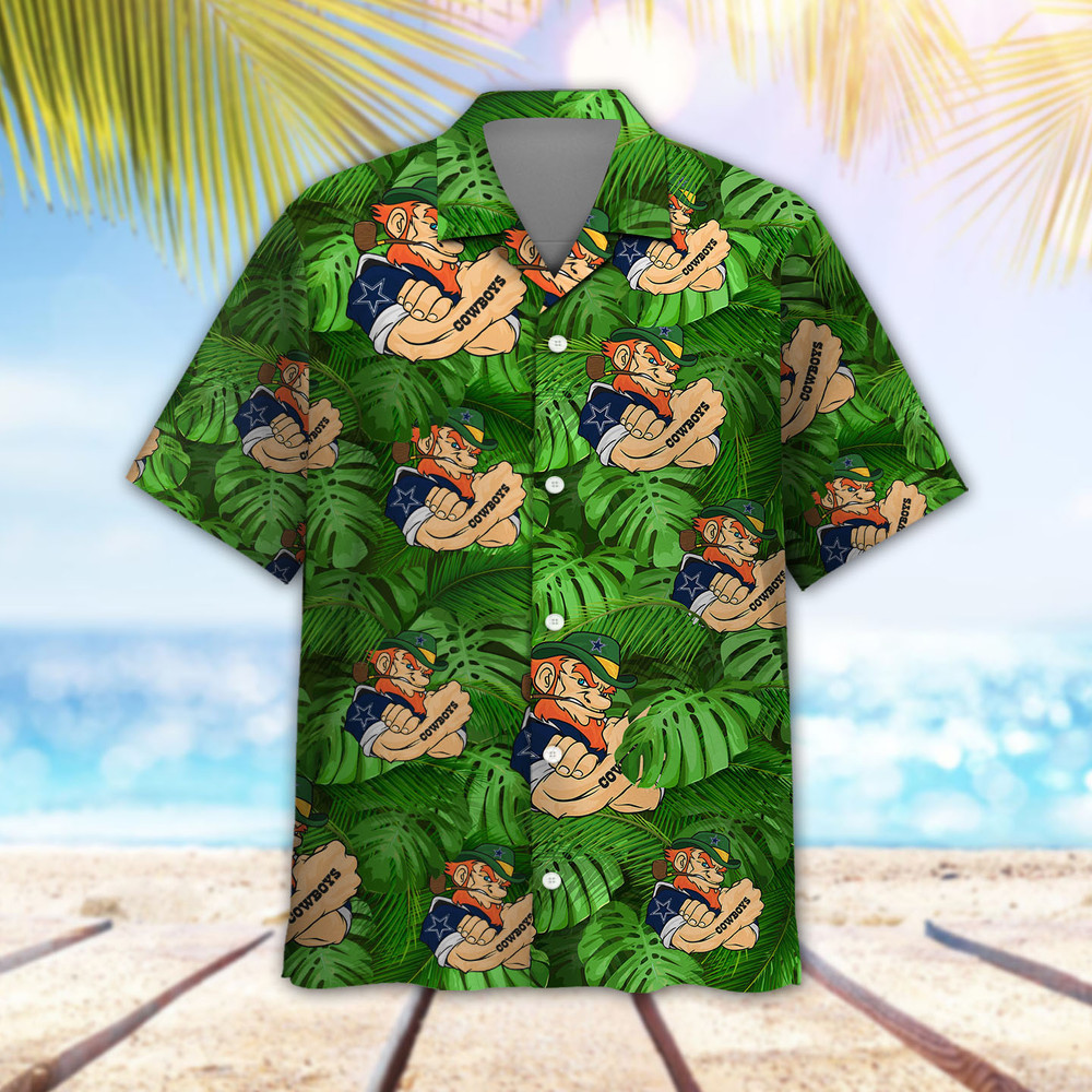 Dallas Cowboys Leprechaun St. Patrick’s Day Hawaiian Shirt Hot Trendy Summer 2024