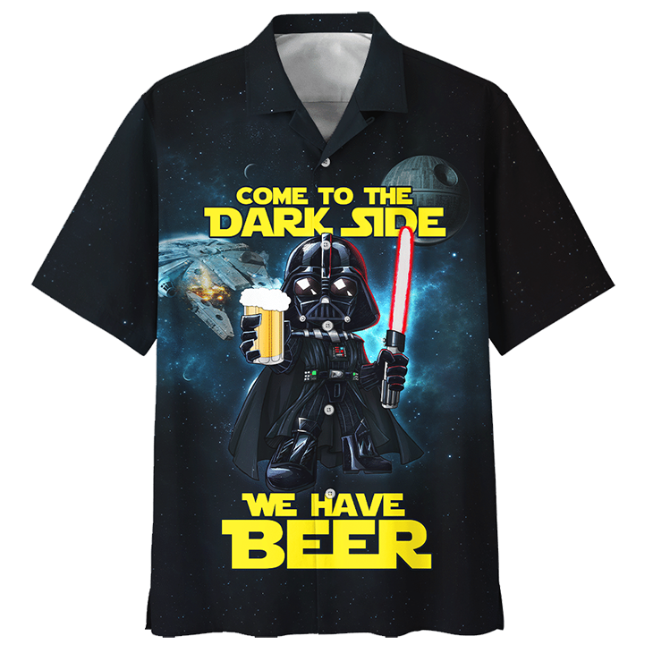 Darth Vader Come To The Dark Side We Have Beer Hawaiian Shirt