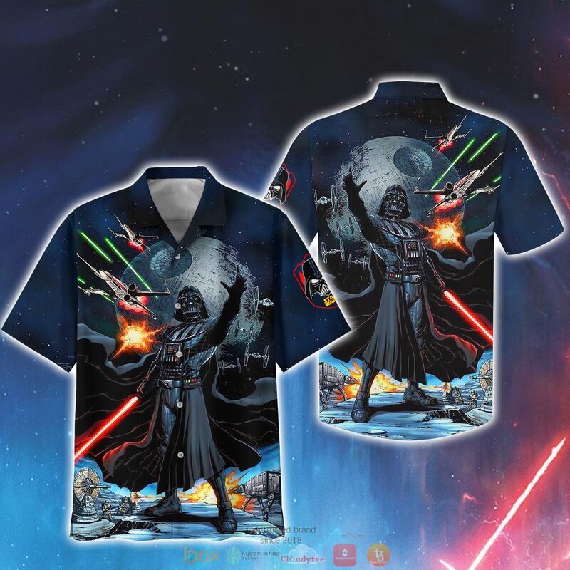 Darth Vader Star Wars Galaxy Hawaiian Shirt