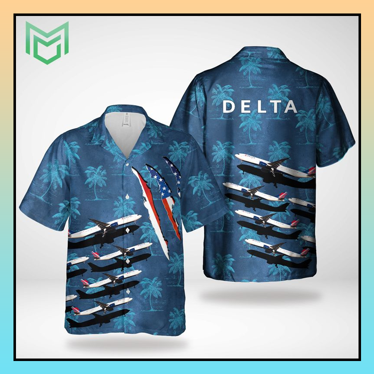 Delta Air Lines Airbus A330-941N Hawaiian Shirt