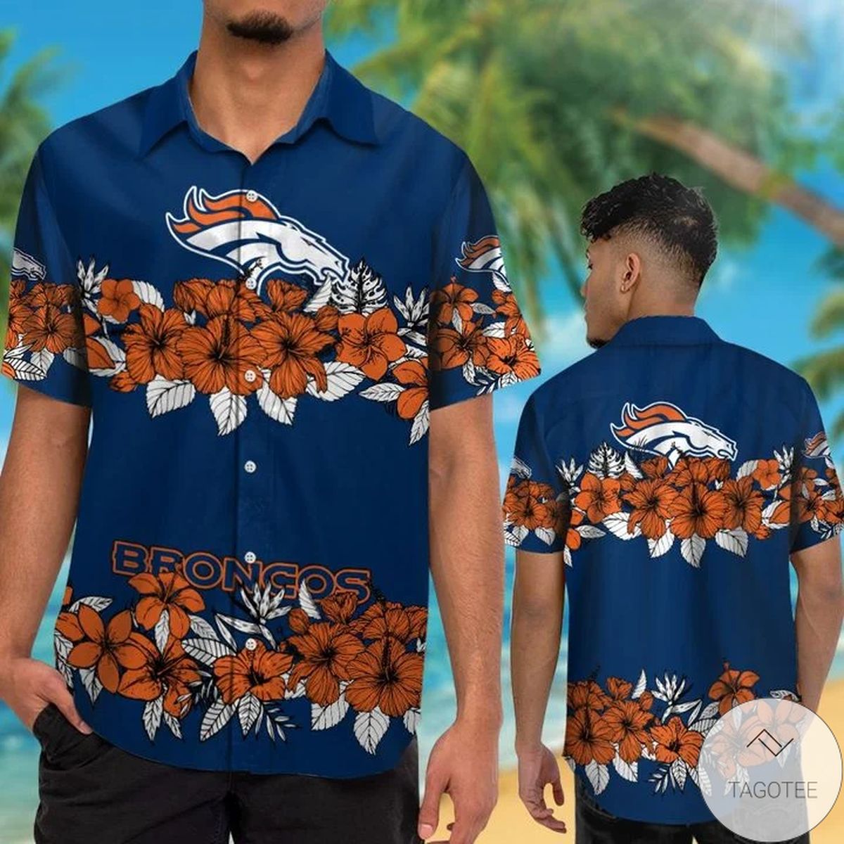 Denver Broncos Hawaiian Shirt