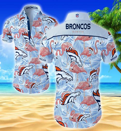 Denver Broncos Hawaiian Shirt Summer Button Up