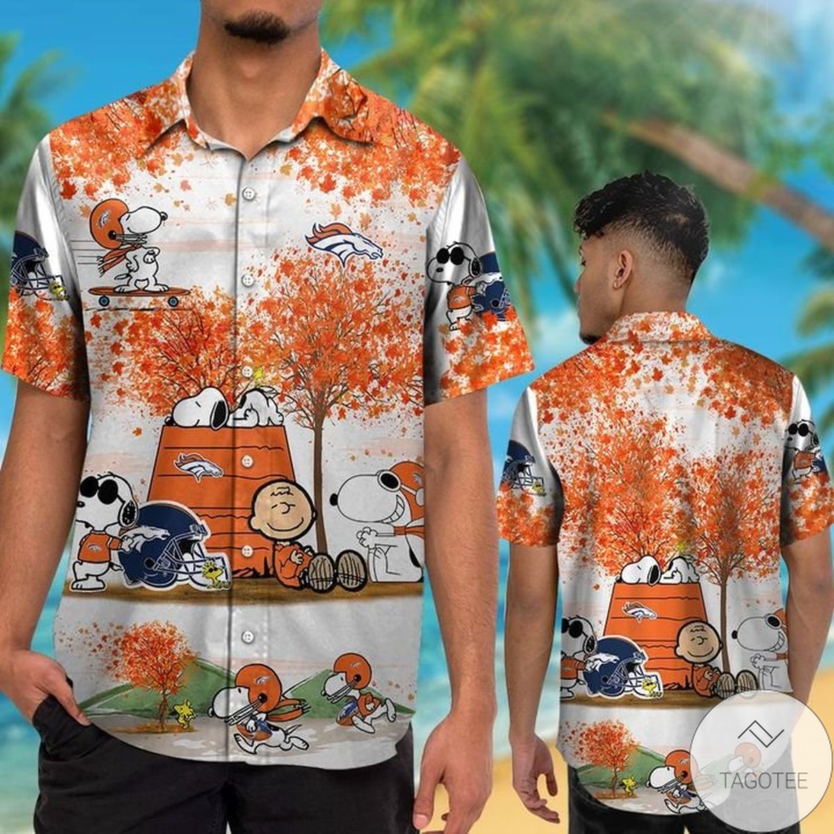 Denver Broncos Snoopy Autumn Hawaiian Shirt