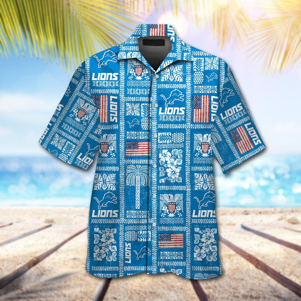 Detroit Lions Hawaiian Shirt Hot Trendy Summer 2024