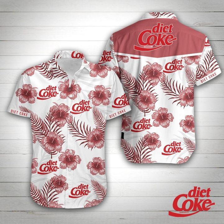 Diet Coke Hawaiian Shirt Summer Button Up