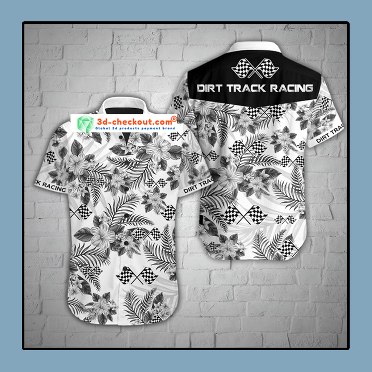 Dirt Track Racing Hawaiian Shirt