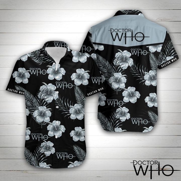 Doctor Who Hawaiian Shirt Summer Button Up