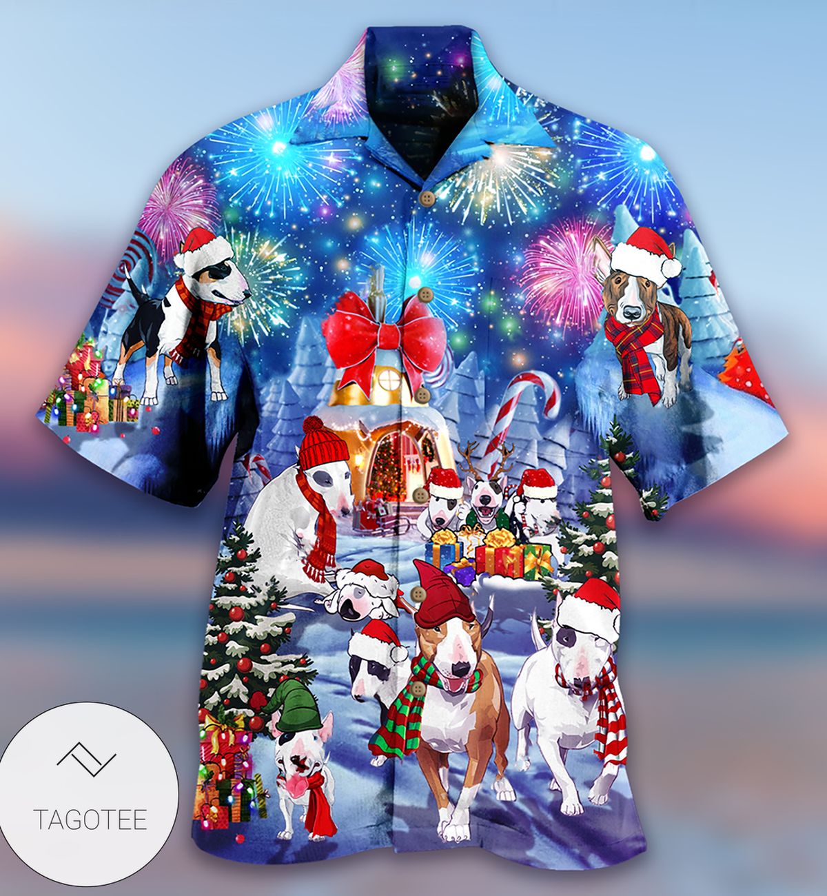 Dogs Merry Christmas Limited Hawaiian Shirt