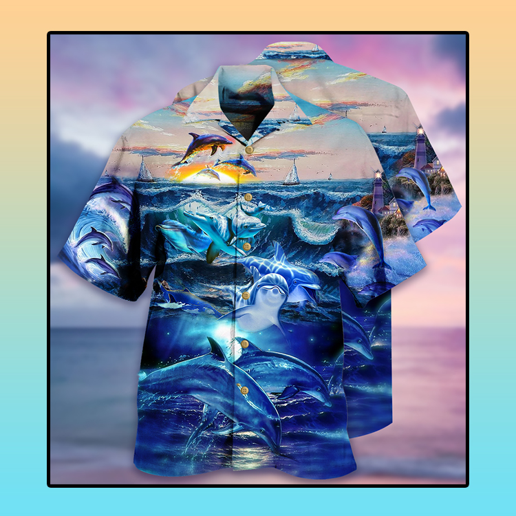 Dolphin Ocean Hawaiian Shirt