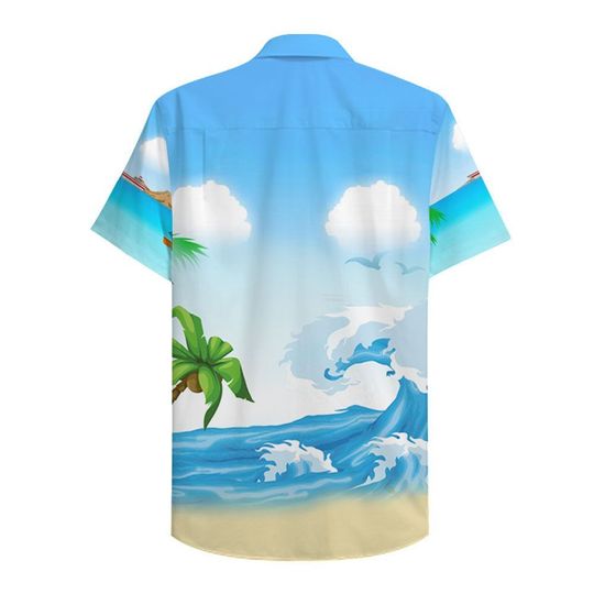 Donald Trump Surfing Hawaiian Shirt