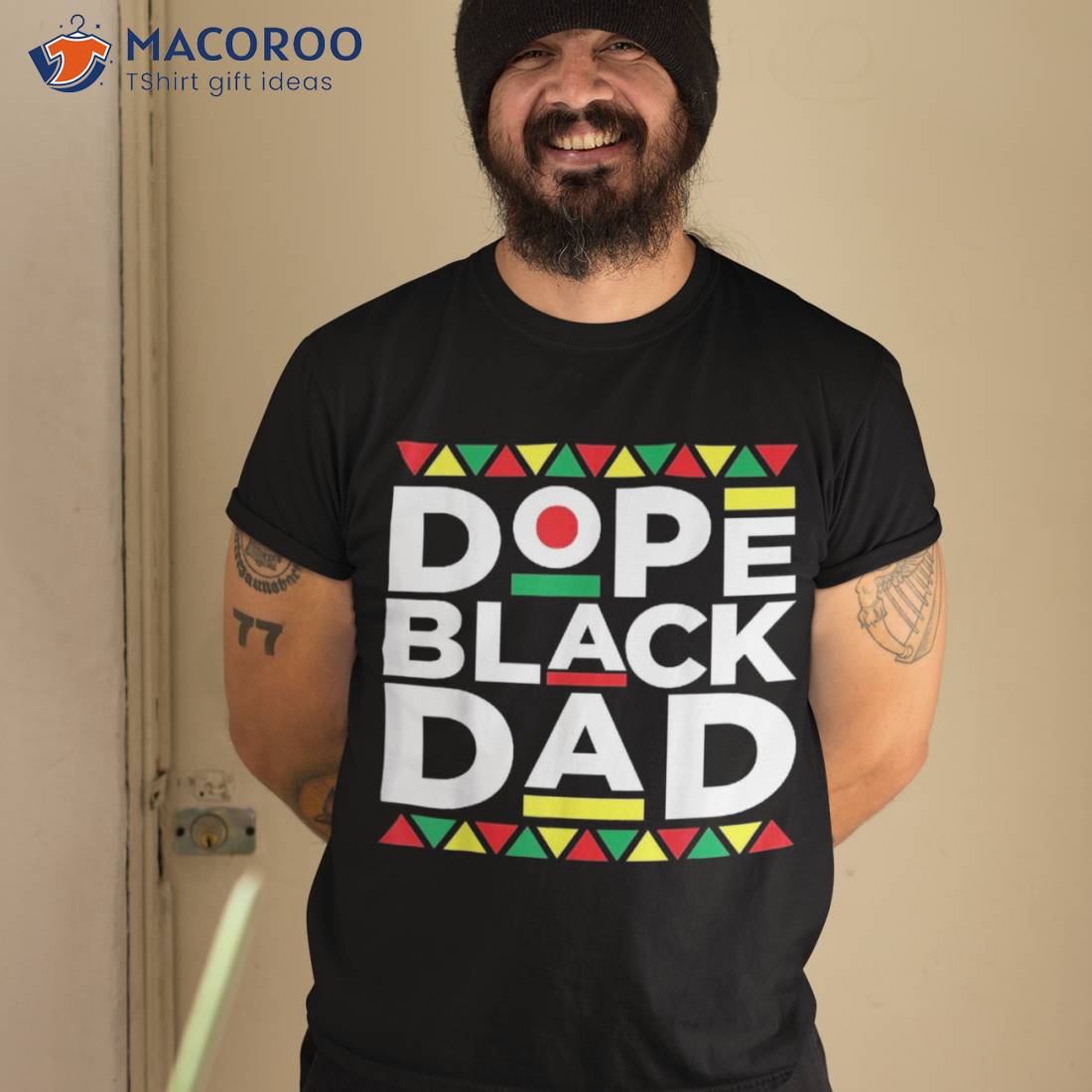 Dope Black Dad Matter History Month Pride Fathers Gift Shirt