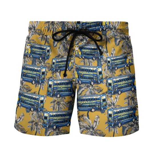 Double-Decker Megabus Hawaiian Shirt