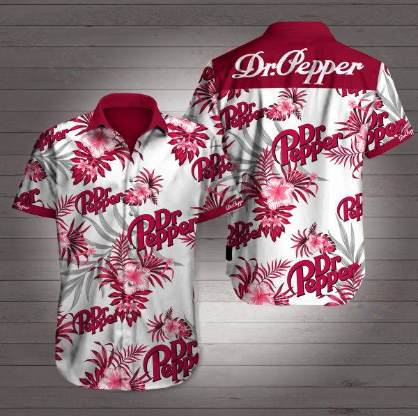 Dr Pepper 3D Hawaiian Shirt Summer Button Up