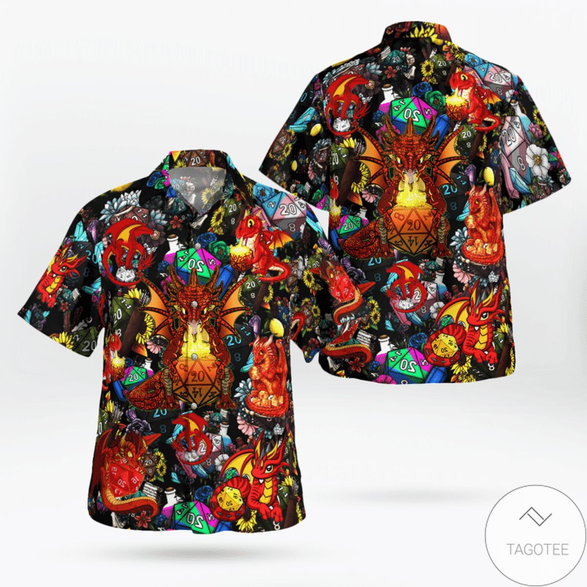 Dragon Luck Is In Small Things Hawaiian Shirt