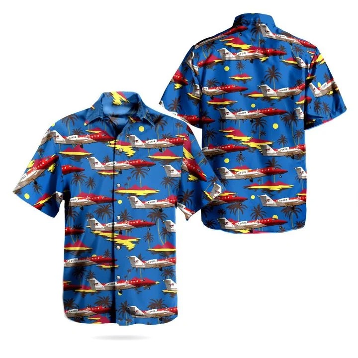 Drf Luftrettung Learjet 35A Zr Hawaiian Shirt