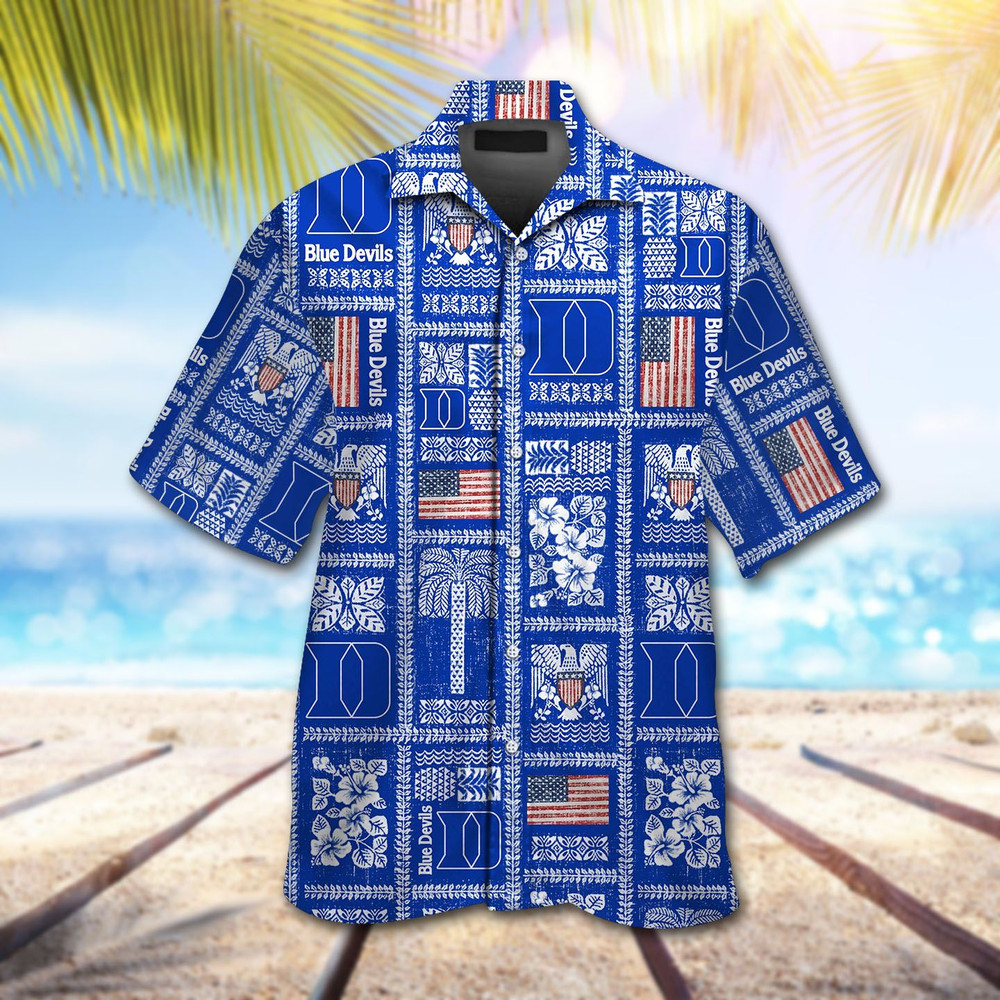 Duke Blue Devils Hawaiian Shirt Hot Trendy Summer 2024