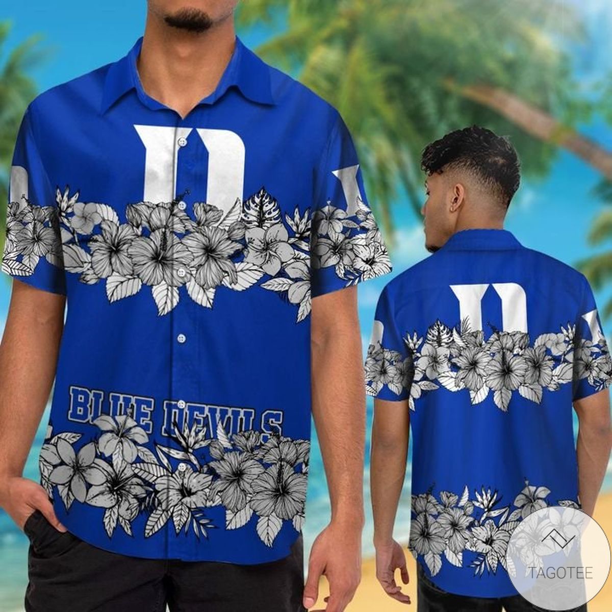 Duke Blue Devils Hawaiian Shirt