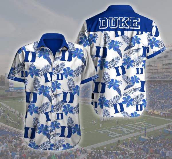 Duke Blue Devils Hawaiian Shirt Summer Button Up