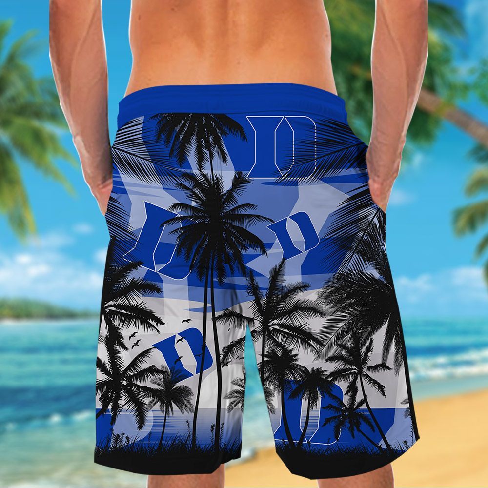 Duke Blue Devils Tropical Hawaiian Shirt Hot Trendy Summer 2024