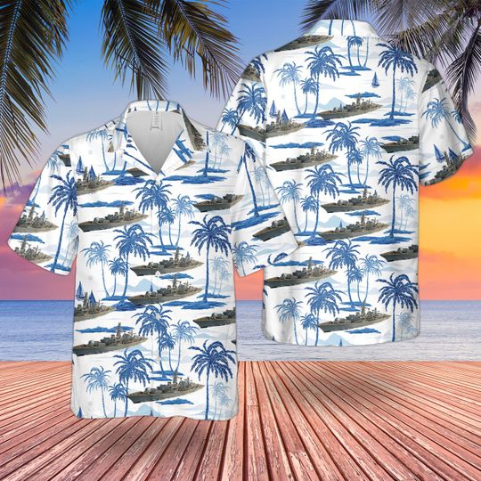 Duke Class Type 23 Frigate Hawaiian Shirt- Limited Edition