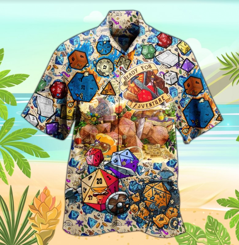 Dungeons And Dragons Ready For Aventure Hawaiian Shirt