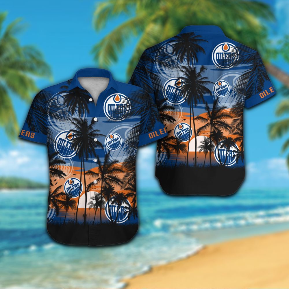 Edmonton Oilers Hawaiian Shirt Hot Trendy Summer 2024