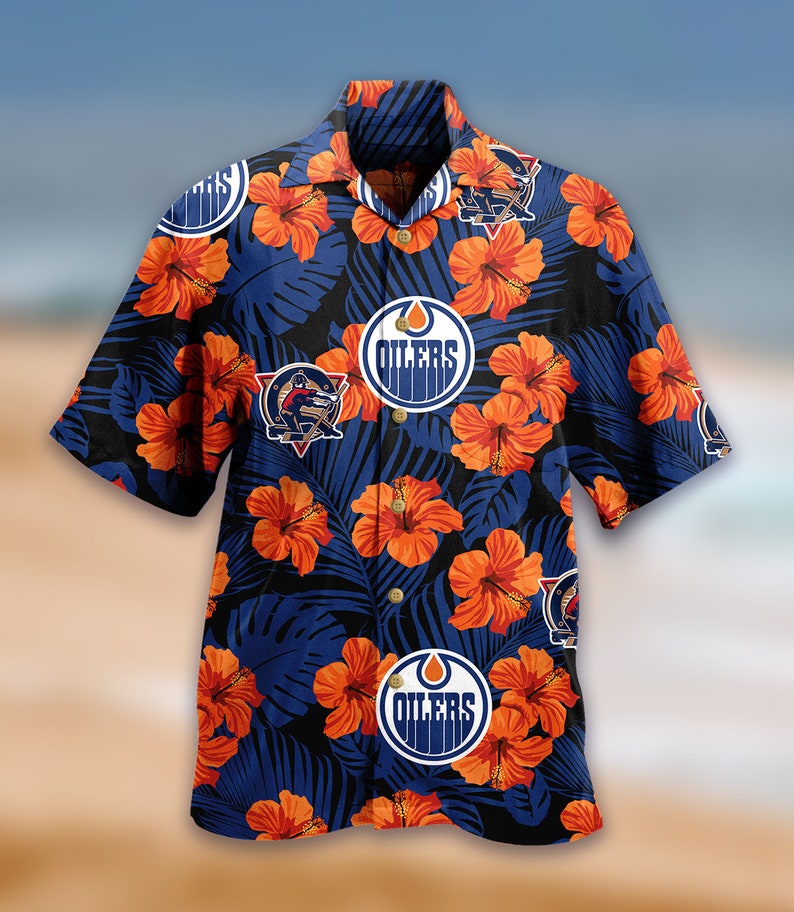 Edmonton Oilers Team Nhl Hawaiian Shirt