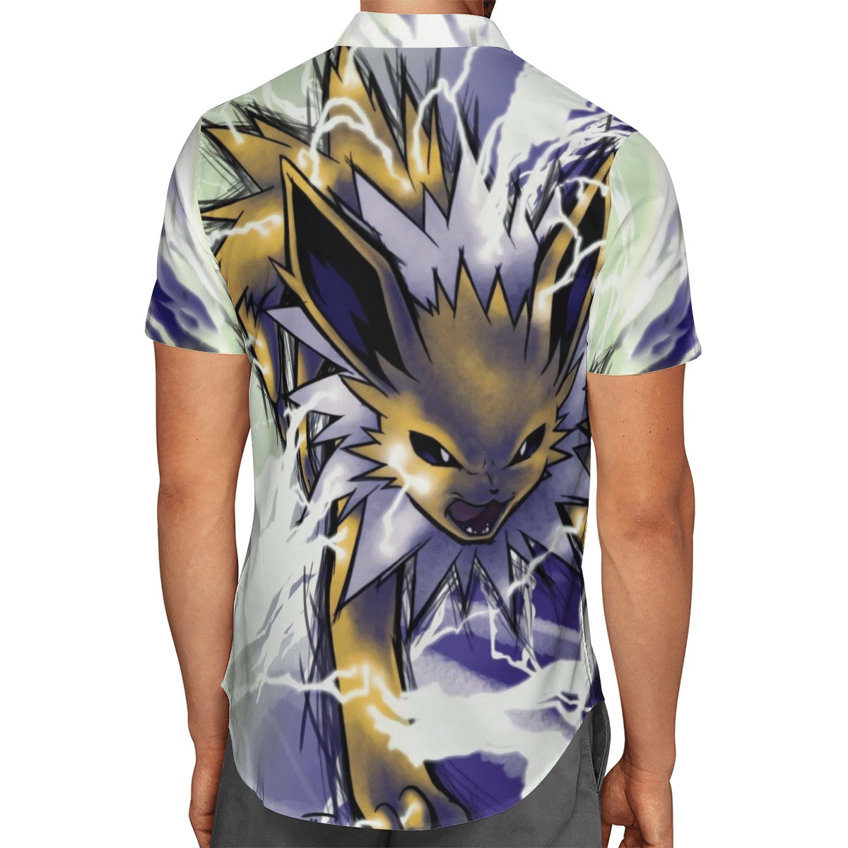 Eevee Jolteon Pokemon Hawaiian Shirt