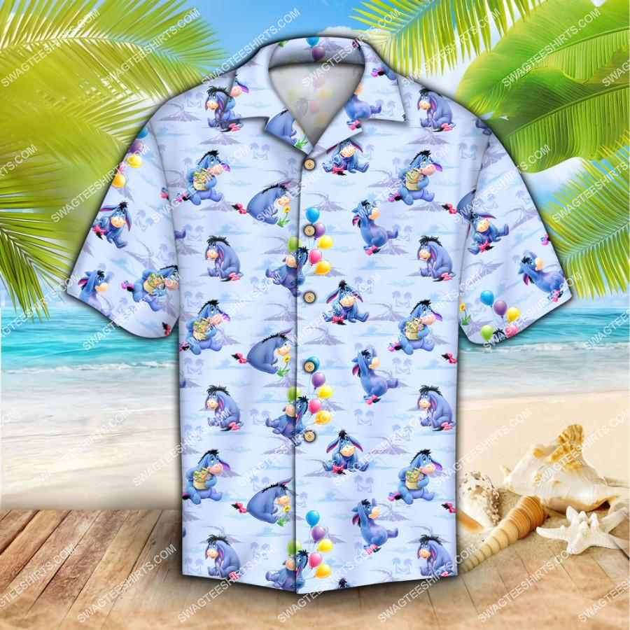 Eeyore Winnie The Pooh All Over Print Hawaiian Shirt