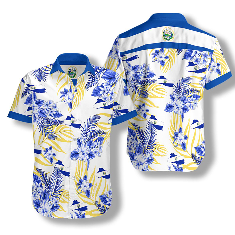 El Salvador Proud Hawaiian Shirt