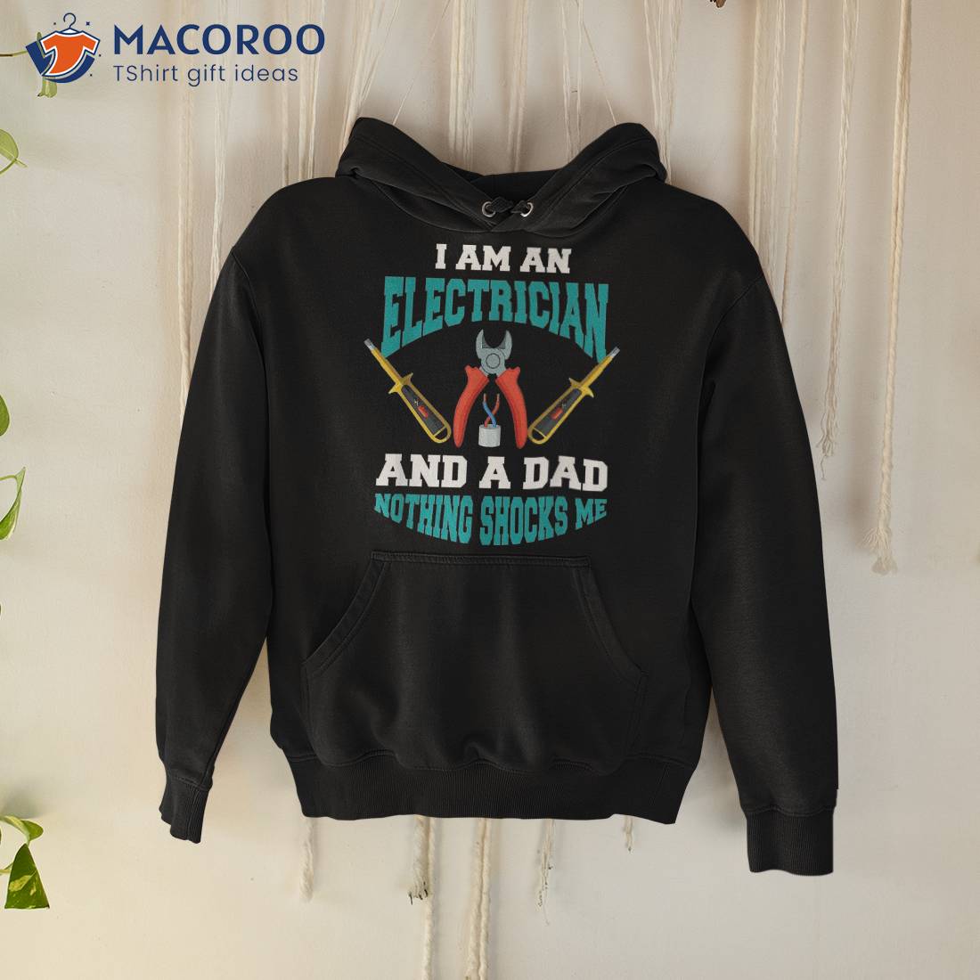 Electrician Dad Shirt Funny Father Gift