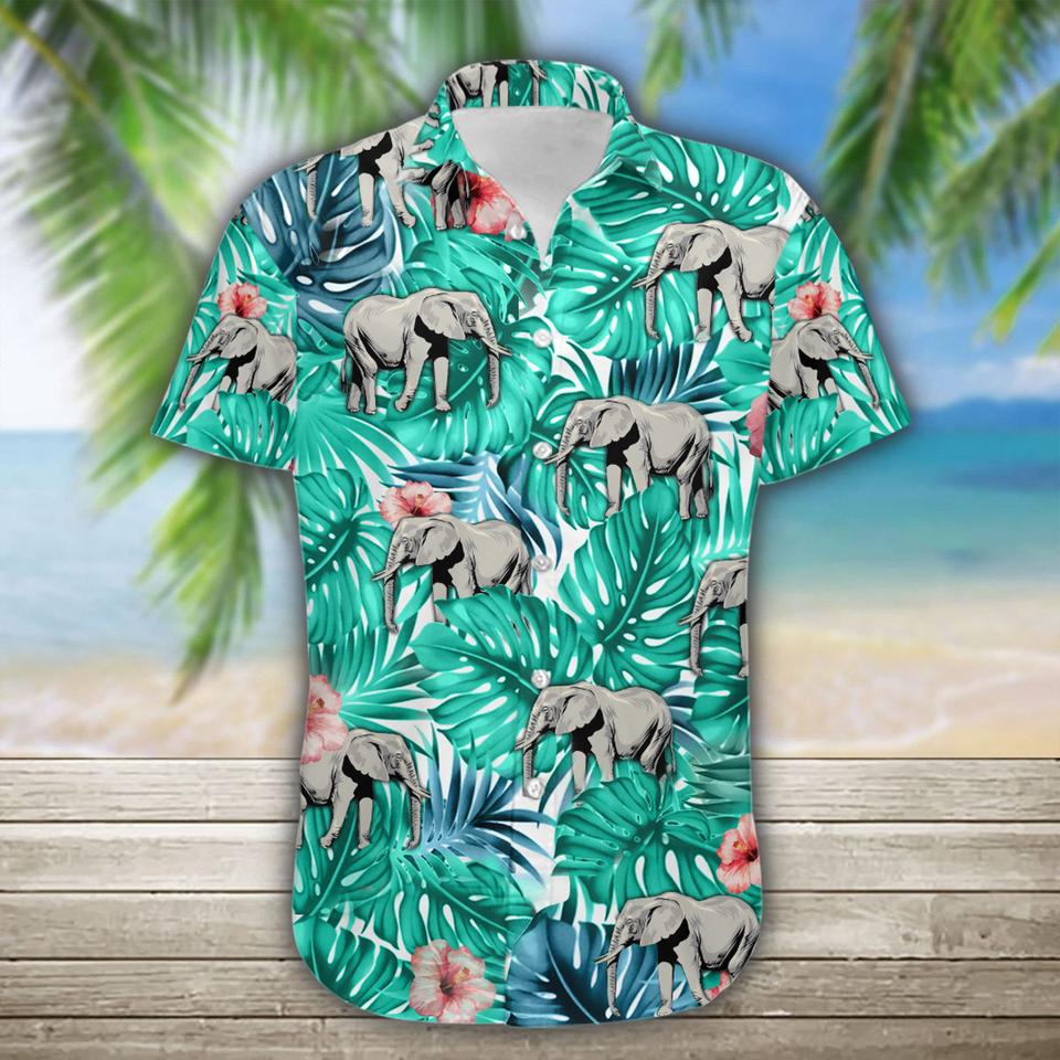 Elephant Hawaiian Shirt