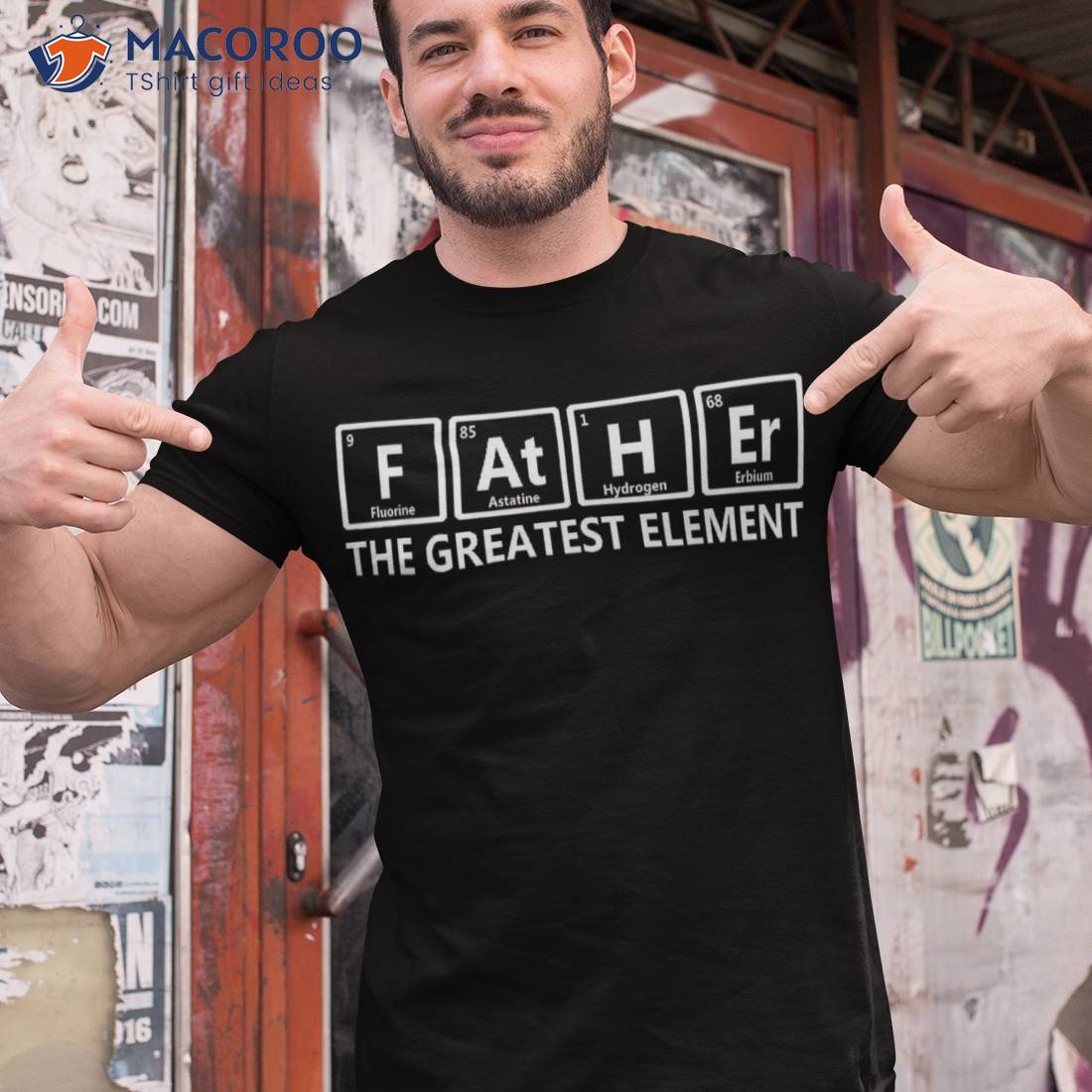 Elet Dad Chemist Than Your Average Father Periodic Table Shirt