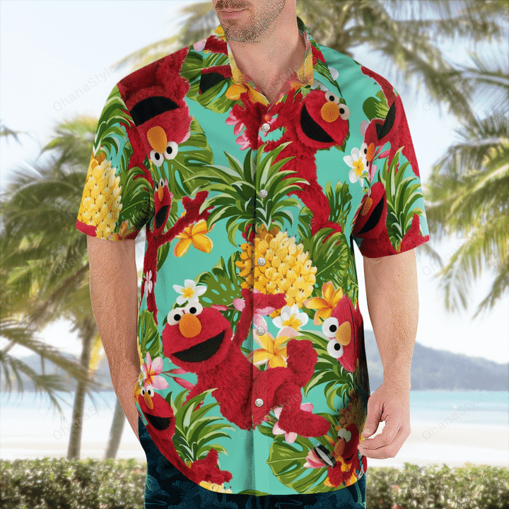 Elmo Hawaiian Shirt
