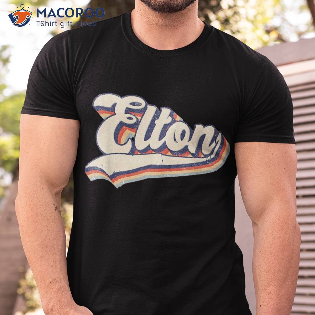 Elton Name Personalized Vintage Retro Gift Shirt