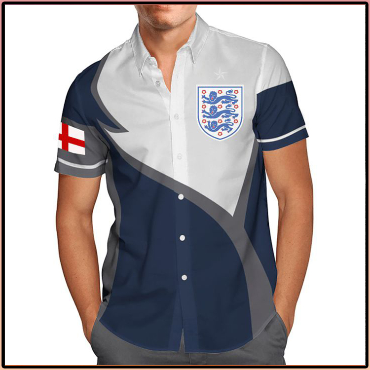 England Football Hawaiian Shirt