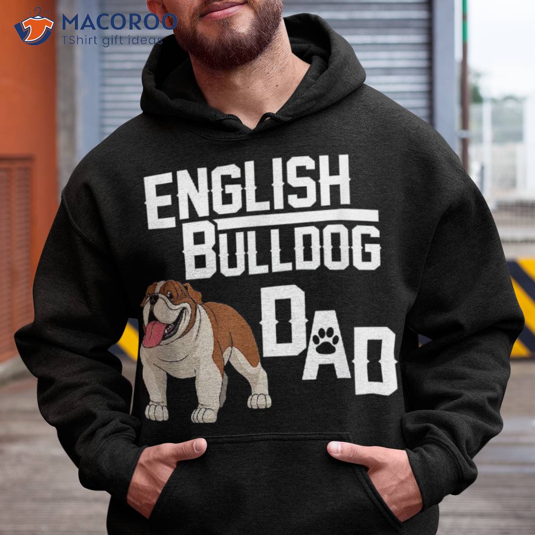 English Bulldog Dad Shirt Gift Fathers Day