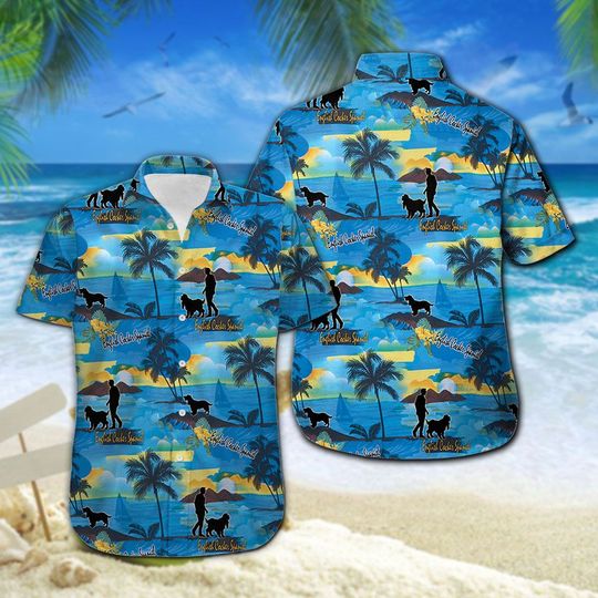 English Cocker Spaniel Hawaiian Shirt Summer Button Up