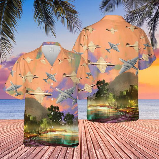 English Electric Canberra Pr9 Hawaiian Shirt- Limited Edition