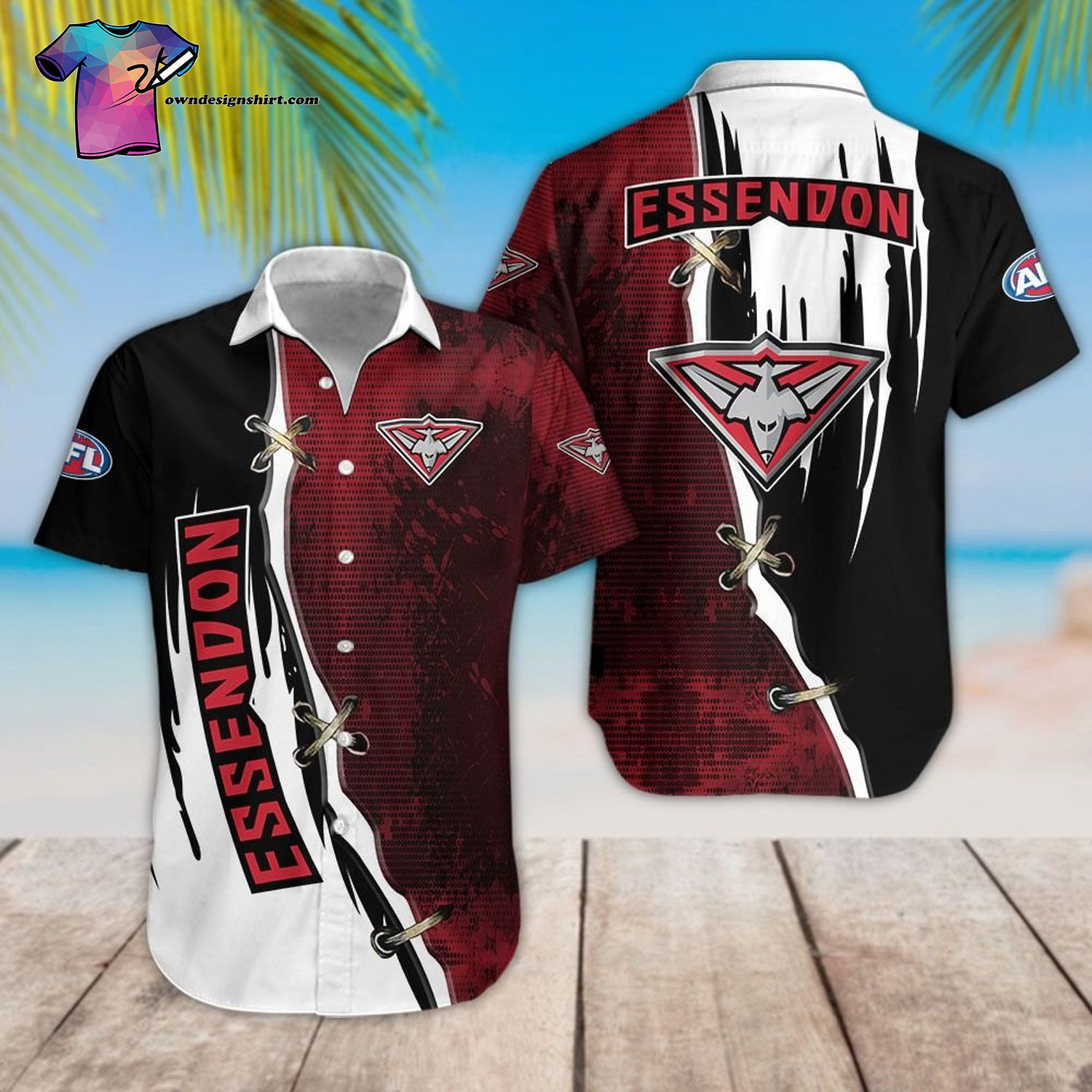 Essendon Football Club Sport Team Hawaiian Shirt